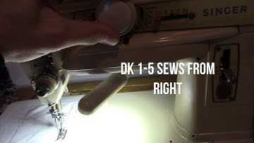 Left and Right homed ZigZag Stitches -- Singer 400 and 500 series