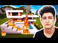 KÖTÜ BİLGE AĞAÇ EVİMİ YAKTI 😱 Minecraft 57