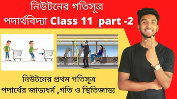 Newtons Laws of Motion Class 11 Physics in Bengali |Part-2 | Newton