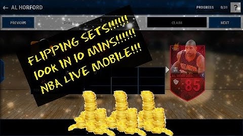 HOW TO FLIP SETS! | MAKE 100K IN 10 MINUTES!!!! | HOW TO MAKE COINS! | NBA LIVE MOBILE