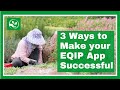 3 Ways to Make your EQIP App More Successful