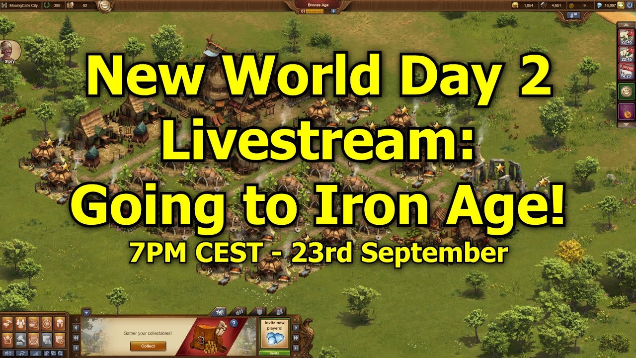 of Empires New World Day 2 Livestream! Join me as I move up to