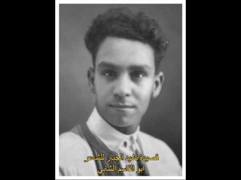 قصيدة نشيد الجبار للشاعر أبو القاسم الشابي