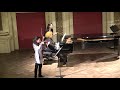 Ref:o2YuttPIR3Q Louise chisson &amp; tamara atschba - schumann sonata n�1