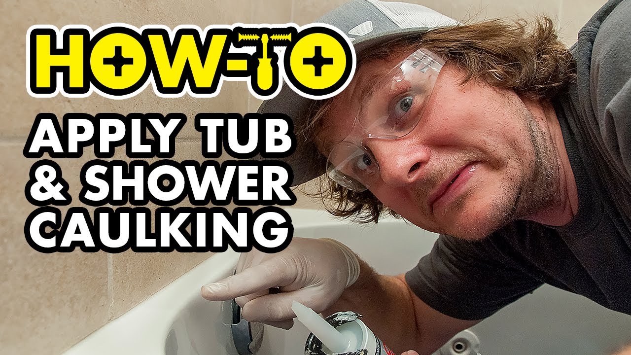How To Caulk A Bathtub (EASY) "Derek Makes it Right" YouTube
