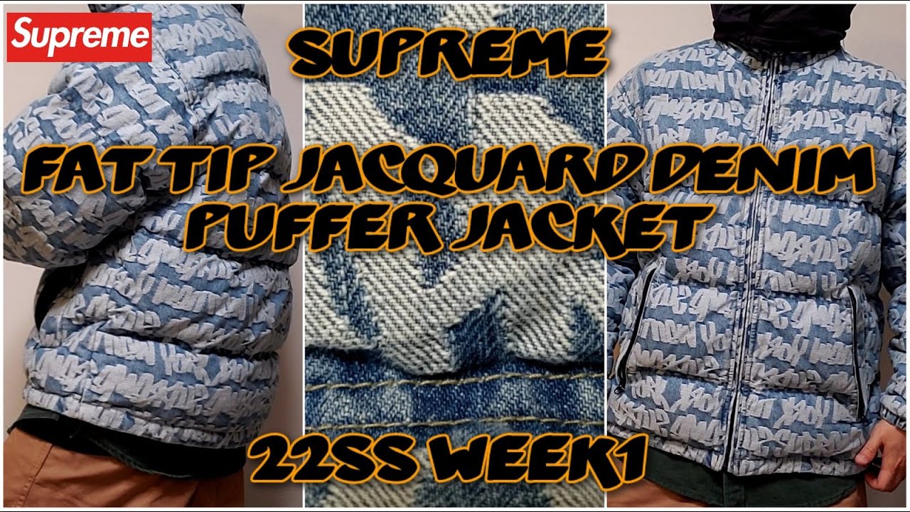 Supreme Fat Tip Jacquard Denim AirPod Case SS22 [review] - YouTube