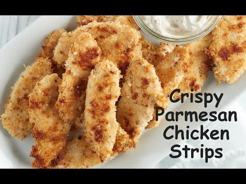 Crispy Parmesan Chicken Strips