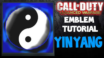 EASY Yin Yang Emblem Tutorial - COD Advanced Warfare ( based on drift0r )