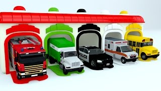 Learn colors ans street vehicle names and sounds including fire truck,
garbage police car, ambulance, school bus, van, pickup truck ic...