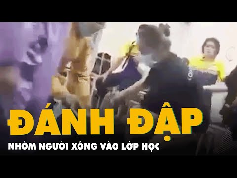 Video Một nhóm người xông vào tận lớp học đánh một học sinh... - youtube