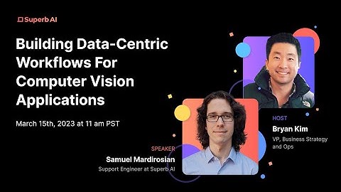 Building Data-Centric Workflows for Computer Vision Applications