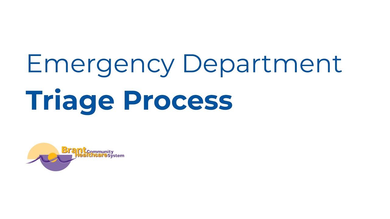 Emergency Department Triage Process - YouTube