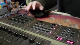 Vintage MXR 185 Drum Computer Demo, basic functions just