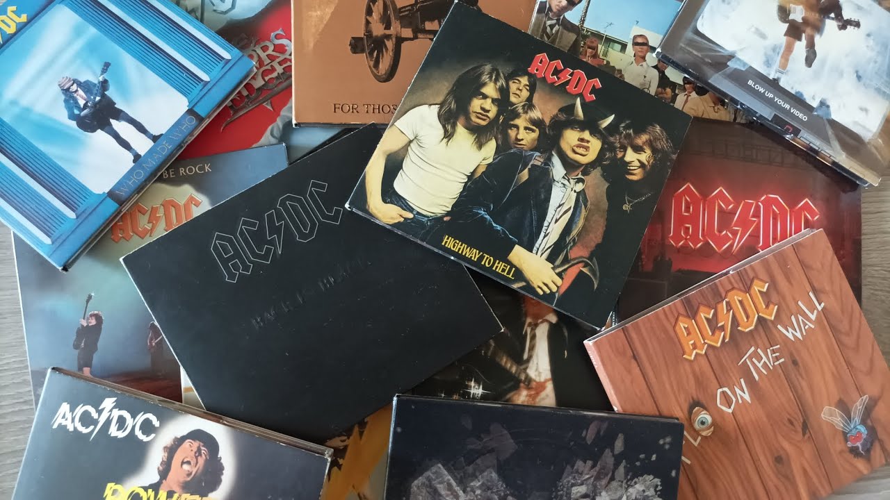 My AC/DC CD collection - YouTube