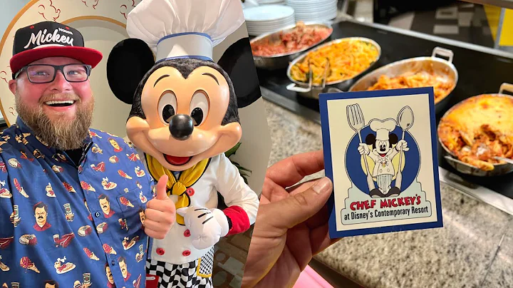 Chef Mickeys NEW Dinner Buffet 2023 | Disney Chara...