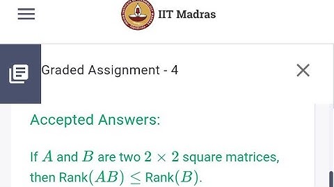 # week 4 maths 2 Graded Assignment #bs degree #iitm # IIT MADRAS ##