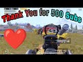 500 subscribers completed   tmbhunter gaming  pubg mobile