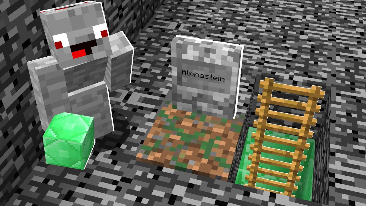 Mein Geheimes Emerald Grab 🤐 in Minecraft MODS BEDWARS YouTube