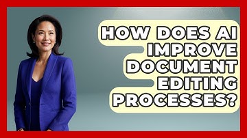 How Does AI Improve Document Editing Processes? | Docs and Sheets Pro News