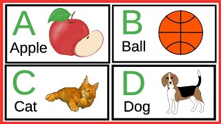 a for apple b for ball c for cat, abcd, alphabets, phonics song, abcde for toddlers @kidspoint7178