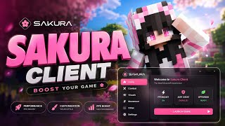 Sakura Client - Best FREE Minecraft Hacked Client For Java in 2026! (1.8.9 - 1.21.11+) WORKING