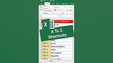 🚀 MS Excel A to Z Shortcuts ✨ Boost Your Speed! ⏳