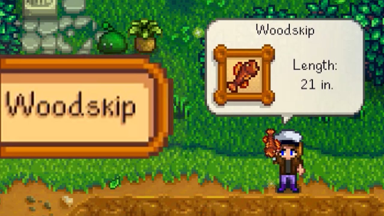 How To Catch A Woodskip In Stardew Valley WHERE AND HOW TO CATCH WOODSKIP Stardew Valley - YouTube