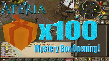 Ateria RSPS - OPENING 100 MBOXES! (Server Tour)