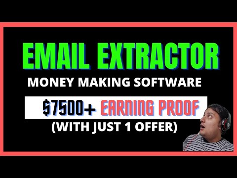 Email Extractor|Extract Emails And Make Money