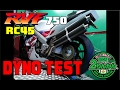 Honda rvf750 rc45 dyno test japan