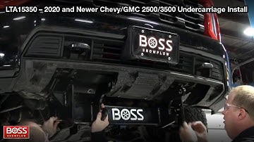 LTA15350 – 2020 and Newer Chevy/GMC 2500/3500 Undercarriage Install | BOSS Snowplow |