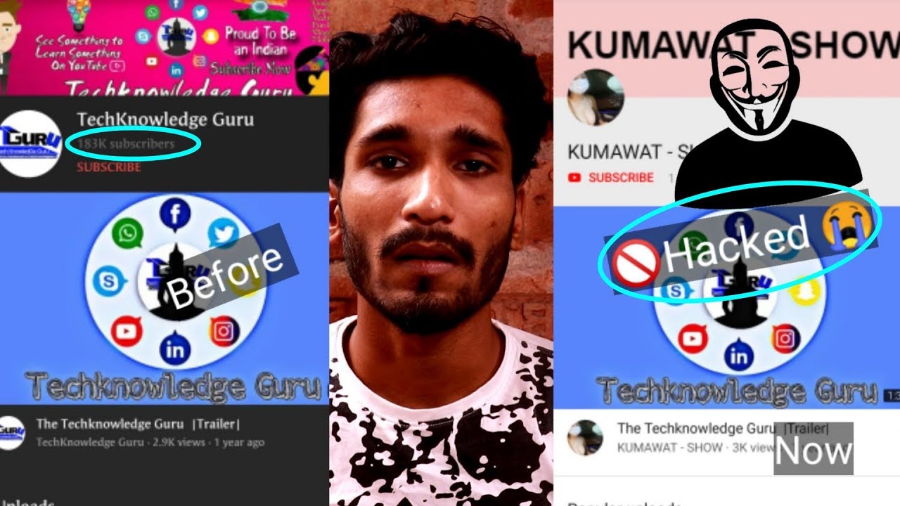 Techknowledge Guru is now Hacked - my YouTube channel has been hacked 😞 - 186000 subscribers