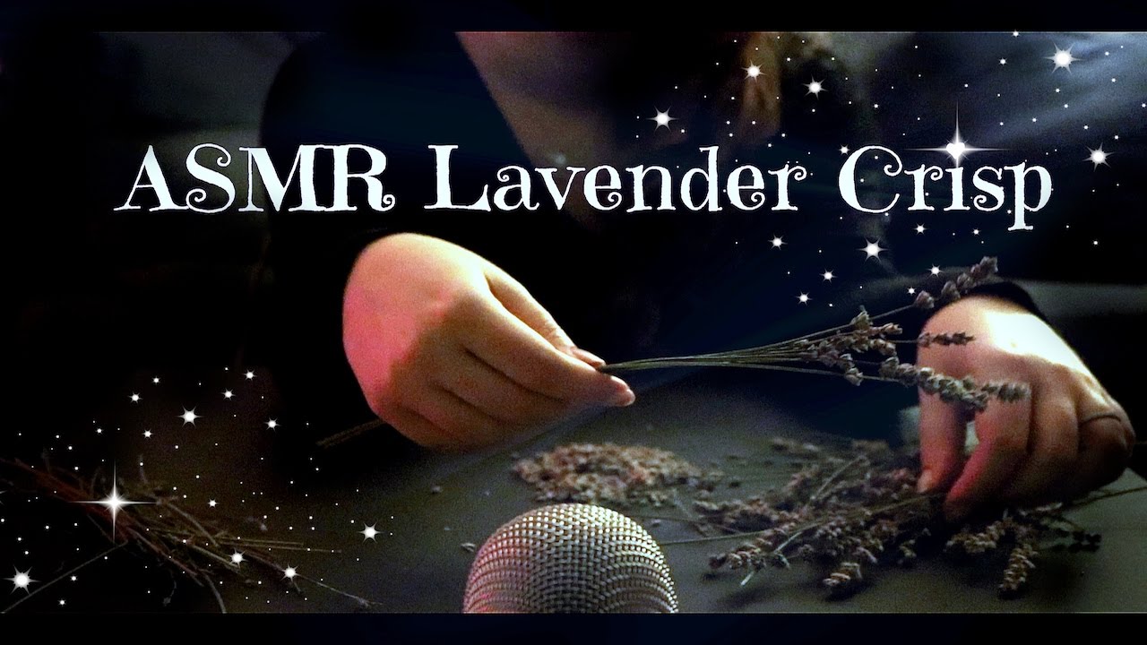 ASMR Dry Lavender crispy sounds - No talking | ASMR Relaxation ♥