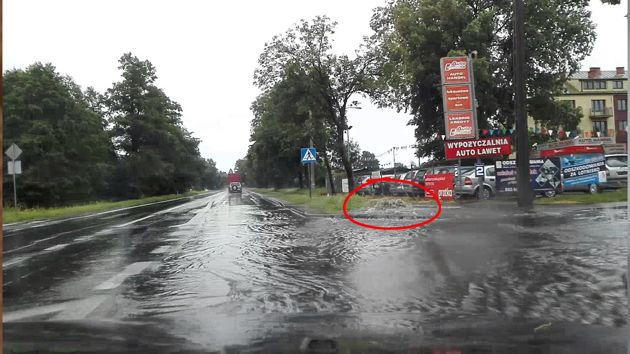 Łask po burzy 08 07 2017