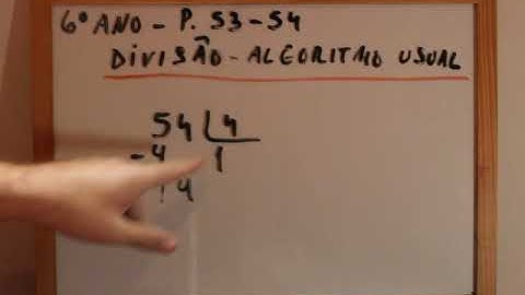 6° Ano - Divisão - Algoritmo usual