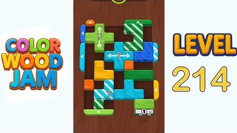 Color Wood Jam Level 214 Walkthrough Solution