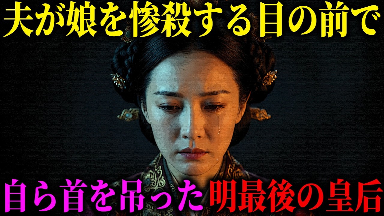 娘を惨殺した夫から「首を吊れ」と命じられた明最後の皇后「周皇后」の悲劇。33歳で自ら命を絶った賢き皇后の悲運の生涯。