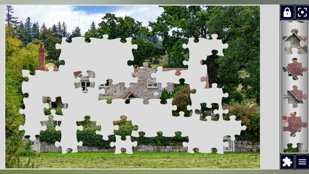 Old English village cottage//jigsaw puzzles craft 🧩//Amazing puzzles Art 🧩//puzzles collection 🧩//