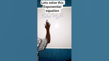 can you solve this exponential #equation #logarithm #indices