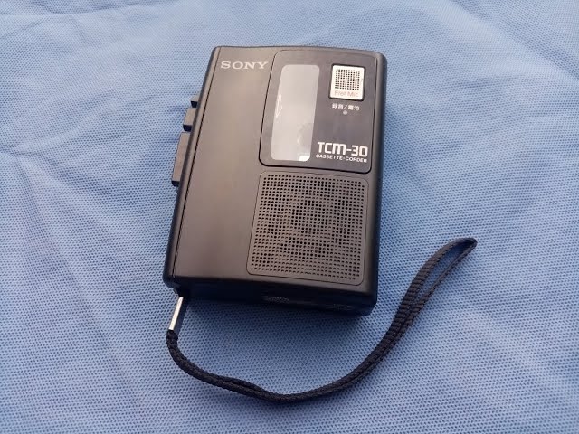Sony TCM-30 Cassette-Corder - YouTube
