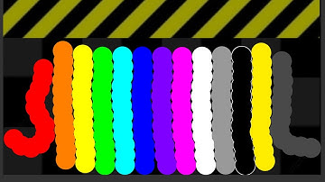 Ball Sorter + Shutter Crush Worm Survival Race in Algodoo