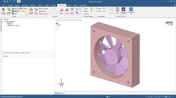 Creating an Icepak-Compatible Fan in SpaceClaim