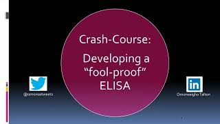 Crash Course: Developing a Fool-Proof ELISA