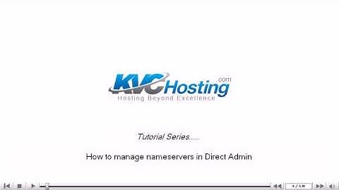 How to manage nameservers