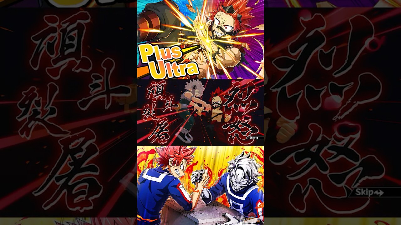 UR [Persistence] Eijiro Kirishima Plus Ultra Move - MY HERO ULTRA