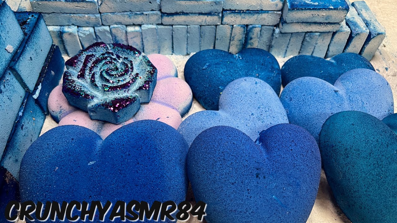 Blue Party! Variety Crush | Soft & Fluffy Crush | Oddly Satisfying | ASMR | Sleep Aid