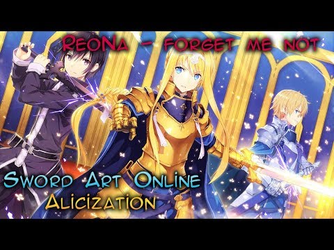 Osu Mania Reona Forget Me Not Sword Art Online Alicization Youtube