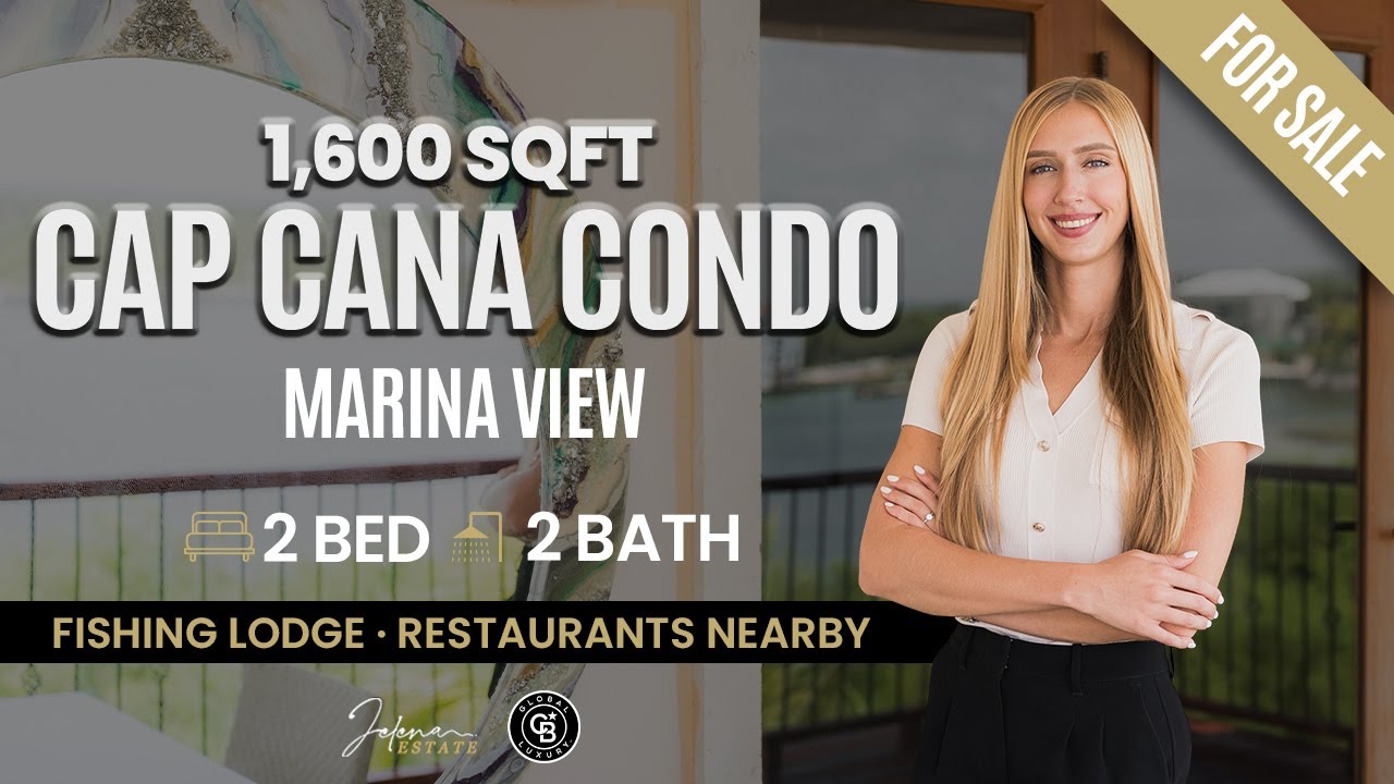 Fishing Lodge Cap Cana Condo For Sale | 2-Bedroom Marina View