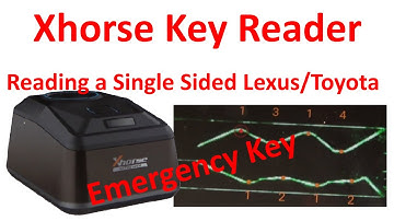 (480) Xhorse Key Reader Decoding a Single Sided Toyota/Lexus Key