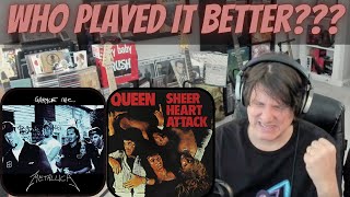 QUEEN vs METALLICA COMPARISON | REACTION to Stone Cold Crazy | (Metal w/ Nick) WHO PLAYED IT BETTER?